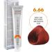 Compagnia del Colore Colorante Permanent Cream Hair Dye Color Coloration 100ml - 06.66 Dark Intense Red Blonde/Dunkelblond Intensives Rot - Buy Online on GoSupps.com