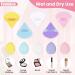 40 Pcs Powder Puff 20 Triangle Powder Puff and 20 Finger Makeup Puff Multicolor Powder Puff Face Triangle Mini Makeup Setting Powder Puffs Makeup Sponges for Concealer Loose Powder Blush - Buy Online on GoSupps.com