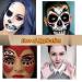 White & Black Face Paint Kit for Halloween & Cosplay | Non-Toxic SFX Makeup with Brushes | Perfect for Adults & Kids - The Ultimate Face & Body Painting Solution - Buy Online on GoSupps.com