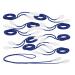 Newgen Medicals earplugs: professional hearing protection plug with lamellae & shoulder cord 10 pairs 29 dB (professional earplugs ear protection earplugs noise canceling)