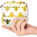 Stylish Menstruation Pad Bag with Zipper - Women's Golden Glitter Bee Napkin and Tampon Bag | Perfect for Women & Girls - Buy Online on GoSupps.com