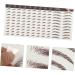 FRCOLOR 9 Sheets Waterproof Eyebrow Stickers Eyebrow Tool Imitation Eyebrow Sticker Hair 3d Template 1 count (Pack of 1) Brown - Buy Online on GoSupps.com