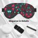 Triangular Pattern Eye Mask - Soft Elastic & Adjustable Sleep Mask for Men & Women | International Shipping - Buy Online on GoSupps.com