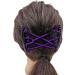 kawehiop Versatile Stretchy Hair Clip Double Slide Combs Creating Chic Bun Updos Purple 1Set 1Set Purple - Buy Online on GoSupps.com