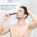 Lithium Ear and Nose Hair Trimmer Clipper - USB Rechargeable Professional Eyebrow Trimmer for Men & Women | Smart Cleaning System, Waterproof & Painless Facial Hair Remover - Buy Online on GoSupps.com