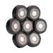 7 Heads Electric Shaver Blades Floating Washable Blade Electric Razor Shaver Head Replacement For Men(Black)