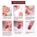 Buy Flofia 72 pcs Almond Glossy Artificial Fingernails - Durable False Nail Tips for Women & Girls - Perfect DIY Nail Solutions - Buy Online on GoSupps.com