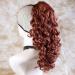 NEW Fox Red Ponytail Irish Dance Extension Spiral Curly Hair Piece UK