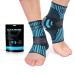 Professional Ankle Support Brace 2 Pack Breathable Plantar Fasciitis Socks Anti-Slip Ankle Compression Sleeve Socks for Joint Pain Ligament Damage Sprained Ankle Achilles Tendonitis Sports XL Blue(Pair)