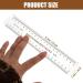 Buy Healifty Eyebrows Ruler - PVC Flexible Microblading Measurement Tool | International Shipping Available - Buy Online on GoSupps.com