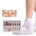 5 Pieces feet exfoliating masks Foot Peel Mask Hydrating foot Spa Moisturizing skin callus remover Smoothing touch skin for Cracked Hard Dead Skin Calluses