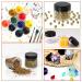 2oz Plastic Cosmetic Jars (Set of 48) | Clear Sample Containers for Cream, Body Butter, Lip Scrub | Free Labels & Spatulas | Travel Size with Black Lids - Buy Online on GoSupps.com