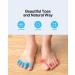 ZooNut Toe Separator 4-Pack - Toe Spacers & Straighteners for Bunions - Bunion Corrector for Foot Pain Relief & Plantar Fasciitis - Buy Online on GoSupps.com