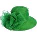 VECRY Lady Derby Church Cloche Hat - Green Bowler Wedding Bucket Hat - Buy Online on GoSupps.com