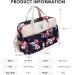 SONARIN Large Capacity Waterproof Baby Changing Bag with Shoulder Strap & Changing Mat - Watercolor Rose - Buy Online on GoSupps.com