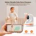 5.5 Inch Baby Monitor with 3MP HD Camera | Babyfon with Motion Detection 2-Way Audio Night Vision & Temperature Alarm - Buy Online on GoSupps.com