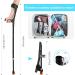 Antdvao Folding Forearm Crutches - Lightweight, Adjustable, Non-Slip - 2 Pack (Black) - Buy Online on GoSupps.com