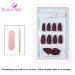 Shop Brown Matte Almond Stiletto False Nails - 24 Long Acrylic Tips | Bling Art International Shipping - Buy Online on GoSupps.com