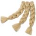 Gairyan 24 Jumbo Braids Extensions - 5 Bundles 500g Ombre Synthetic Braiding Hair for Box Crochet - Natural Blonde 60cm - Buy Online on GoSupps.com