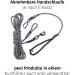 Floxic Tow Lines for Dogs - 5m 10m 15m 20m Gray | Reflective Trolley with Removable Hand Loop | Ideal Training Lines for Puppies - Buy Online on GoSupps.com