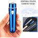 Buy Mini Electric Razor for Men - Portable USB Rechargeable Waterproof Shaver & Beard Trimmer - Ideal for Home & Travel - Buy Online on GoSupps.com
