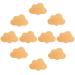 HDJNAL cabinet handles made of wood cloud shape 10 pieces wooden drawer handles furniture buttons furniture buttons children's room drawer handles for decoration