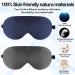 Buy 2 Pack Zero Pressure Silk Sleep Masks - Adjustable Eye Masks for Men & Women - Light Blocking Gray & Blue | eWish - Buy Online on GoSupps.com