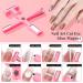 Nail Magnet Tool Set - 5 in 1 Multi-Function with Silicone Case | Magnetic Cat Eye Nail Polish Wand - Pink - Buy Online on GoSupps.com