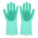 Cleaning Gloves Tableware Cleaning Gloves Household Scrubbers Kitchen Cleaning Tools Dishwashing Gloves Verde