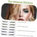FOMIYES 24 Pairs Glitter Eyeliner Reusable Eyeliner Shimmer Eyeshadow Eye Makeup Tools Flash Skin Patch Miss - Buy Online on GoSupps.com