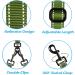 Petbonus Double Dog Leash for 2 Dogs - Adjustable Reflective Padded Handles for Medium to Large Dogs - Khaki Green - Buy Online on GoSupps.com