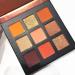 Beauty Glazed 9 Colors Eyeshadow Matte Shimmer Glitter Eye Shadow Palette Natural Waterproof Long Lasting Pigmented Eyeshadow Powder Cosmetics #02 Vibrant Orange - Buy Online on GoSupps.com
