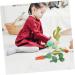 ABOOFAN 20 Pcs Simulated Fruits and Vegetables Artificial Vegetable Models Fake Vegetable Decorations Ornament Plant Decor Plastic Fruit Simulation Fake Vegetable Models Carrot Assorted Color2x5pcs 8.5X2.7X1CMx5pcs - Buy Online on GoSupps.com