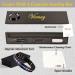 Vicmag Men Magnetic Titanium Steel Bracelet - Double Row 3500 Gauss Wristband with Adjustable Tool & Gift Box - Purple Line - Buy Online on GoSupps.com