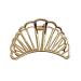 TANG SONG 4PCS Fan-shaped Metal Hair Claw Clips Set - Hair Catch Barrette Jaw Clamp for Women - Half Bun Hairpins - Silver Gold Rose Gold Black - Buy Online on GoSupps.com