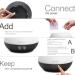 Asakuki 300ml Essential Oil Aroma Diffuser & Humidifier - Premium Fragrance Oil Diffuser for Home & Office - Buy Online on GoSupps.com