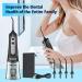 KUSKER Cordless Water Dental Flosser - Portable Oral Irrigator with 4 Modes, IPX7 Waterproof, 30-Day Rechargeable for Home & Travel (Black) - Buy Online on GoSupps.com