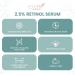 Eva Naturals Retinol Serum 2.5% - Anti-Aging Face Serum with Hyaluronic Acid & Vitamin E - Reduce Wrinkles & Dark Spots - 2 Pack 2 Fl Oz - Buy Online on GoSupps.com