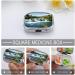 Krka River Waterfalls Pill Box 2 Compartment Decorative Organizer | Portable Metal Medicine Case for Pocket & Purse - Buy Online on GoSupps.com