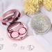 Buy High-End Optometry Lens Containers - Pink & Rose Silver Contact Lens Boxes for Girls | Magic Array Treibsand - Buy Online on GoSupps.com