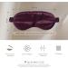 SILKSLEEK 22 Momme Pure Mulberry Silk Sleeping Eye Mask - Soft & Comfortable Blackout Mask in Burgundy Gift Box - Buy Online on GoSupps.com