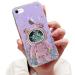 Tivenfezk nadoli for iPhone 6/6s Treibsand B r astronaut Hidden Stander Shell caricature glitter astronaut stand soft silicone bling cell phone case.