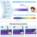 MMOWW 4 Pack Men's & Women's Rectangle Blue Light Blocking Glasses - 3.5 Magnification | Stylish and Comfortable - Buy Online on GoSupps.com