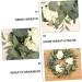 LIFKICH 1pc Eucalyptus Leaf Garland Artificial Plants for Outdoors Artificial Wreaths for Outdoor Fall Decorations for Home Spring Ornament Wall Hanging Wreath Hoop Silk Flower Pendant - Buy Online on GoSupps.com