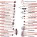 MAANGE 20Pcs Premium Synthetic Makeup Brush Set with Gift Box in Pink - Ideal for Foundation, Face Powder, Blush, and Concealers - Buy Online on GoSupps.com