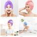 YQBFTC Microfiber Hair Turban Towels - Super Absorbent Quick-Dry 2 Pack (Pink & Gray) for All Hair Types - Buy Online on GoSupps.com