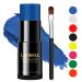LATIBELL Blue Face Body Paint Stick (0.75 oz)  Professional Neon Face Paint Makeup Foundation  Blue Face Paint for Halloween SFX Cosplay Costume  Cream Type Blendable