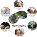 Green Leaf Gnome Sleep Eye Mask | Elastic Strap/Headband for Women & Men | Ideal for Sleep, Travel, Nap - Buy Online on GoSupps.com