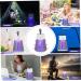 Mosquito Killing Lamp Mosquito Lamp Rechargeable Light Mosquito Trap Click Mosquito Lamp with Hanging Loop for Home Bedroom Outdoor Camping Grey - Buy Online on GoSupps.com
