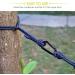 Kootek Camping Hammock Double & Single Portable Lightweight Nylon Parachute Hammock | 2 Hanging Ropes | for Backpacking, Travel, Beach, Hiking | Black & Grey - Buy Online on GoSupps.com